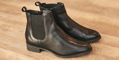 Wolky Zwarte Chelsea boots