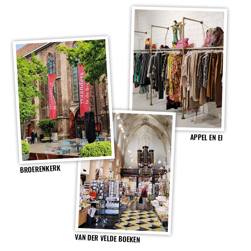 Shoppen in Zwolle Broerenplein