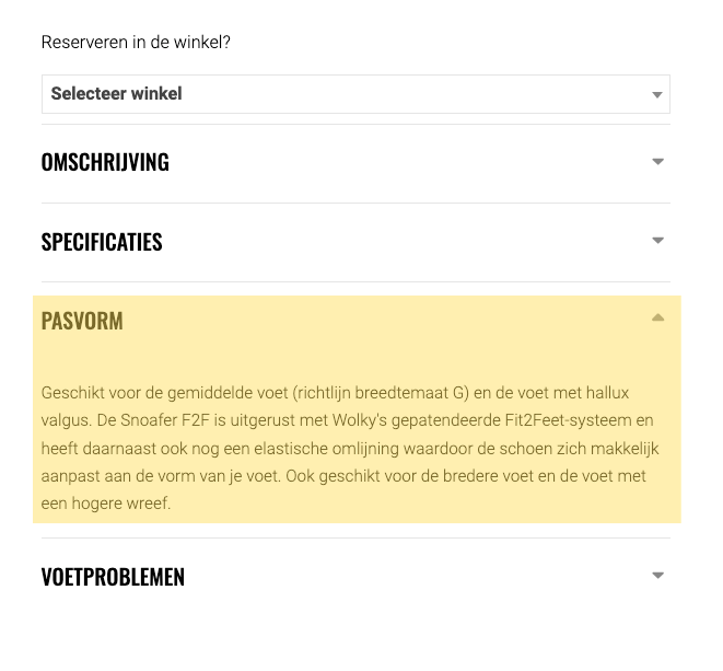 Pasvorm Wolky