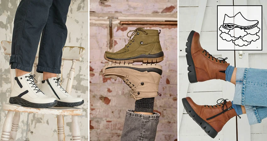 Schoenen met goede demping