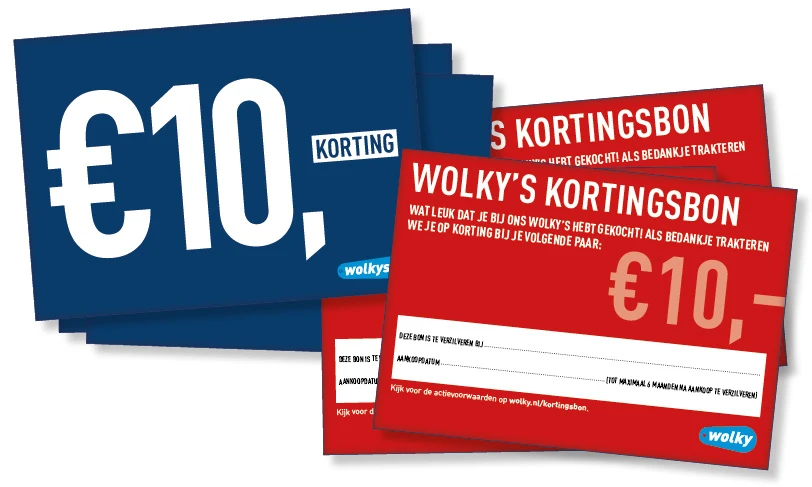 Sparen voor korting Wolky