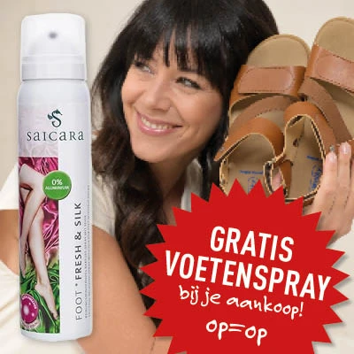 actie gratis voetenspray