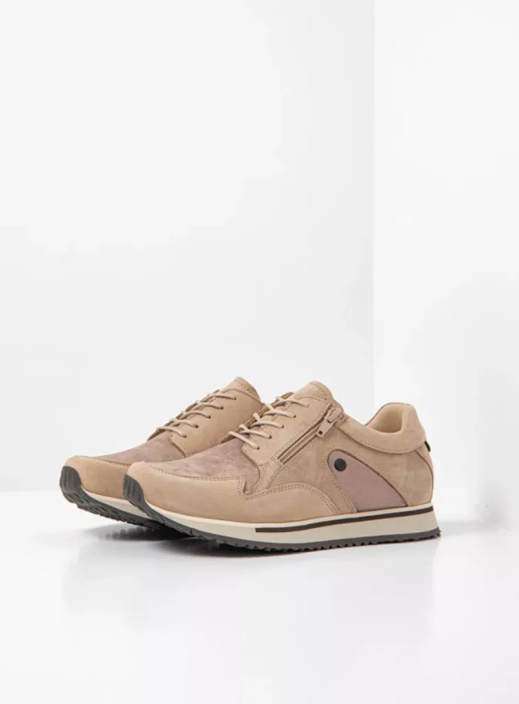 Wolky Sneakers e-Go S2F 90125 safari stretch/leer combi