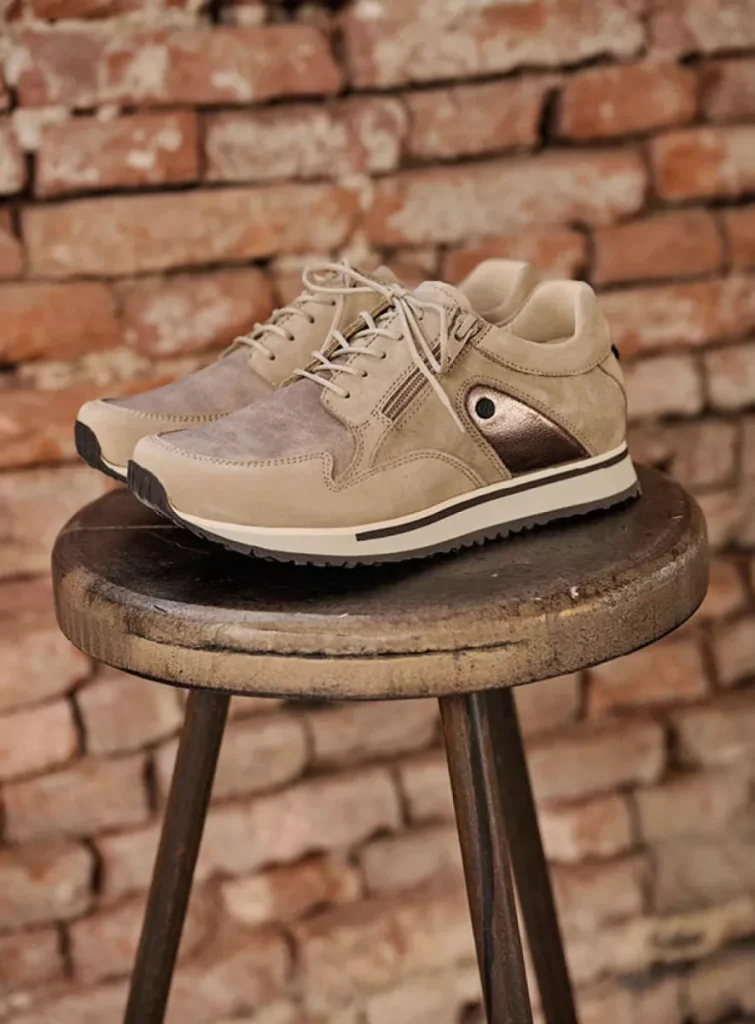 Wolky Sneakers e-Go S2F 90125 safari stretch/leer combi