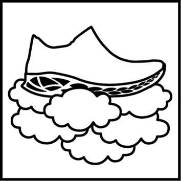 Hielspoor schoenen icoon