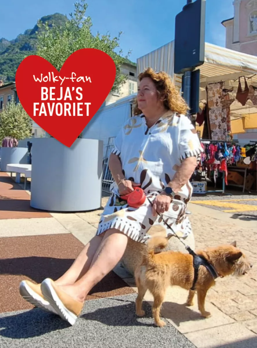 Wolky-fan Beja met de Snallerina