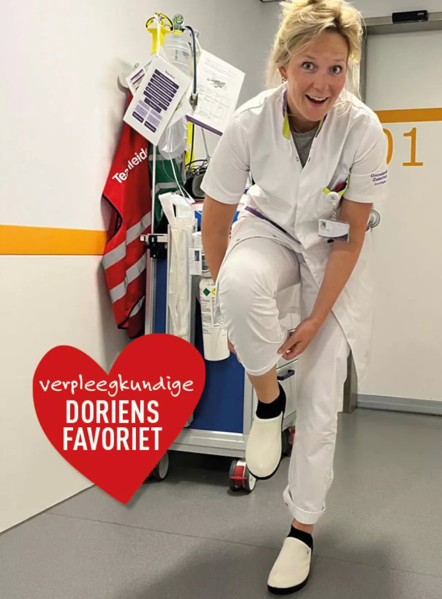 Wolky-fan Dorien met de Multi Clog