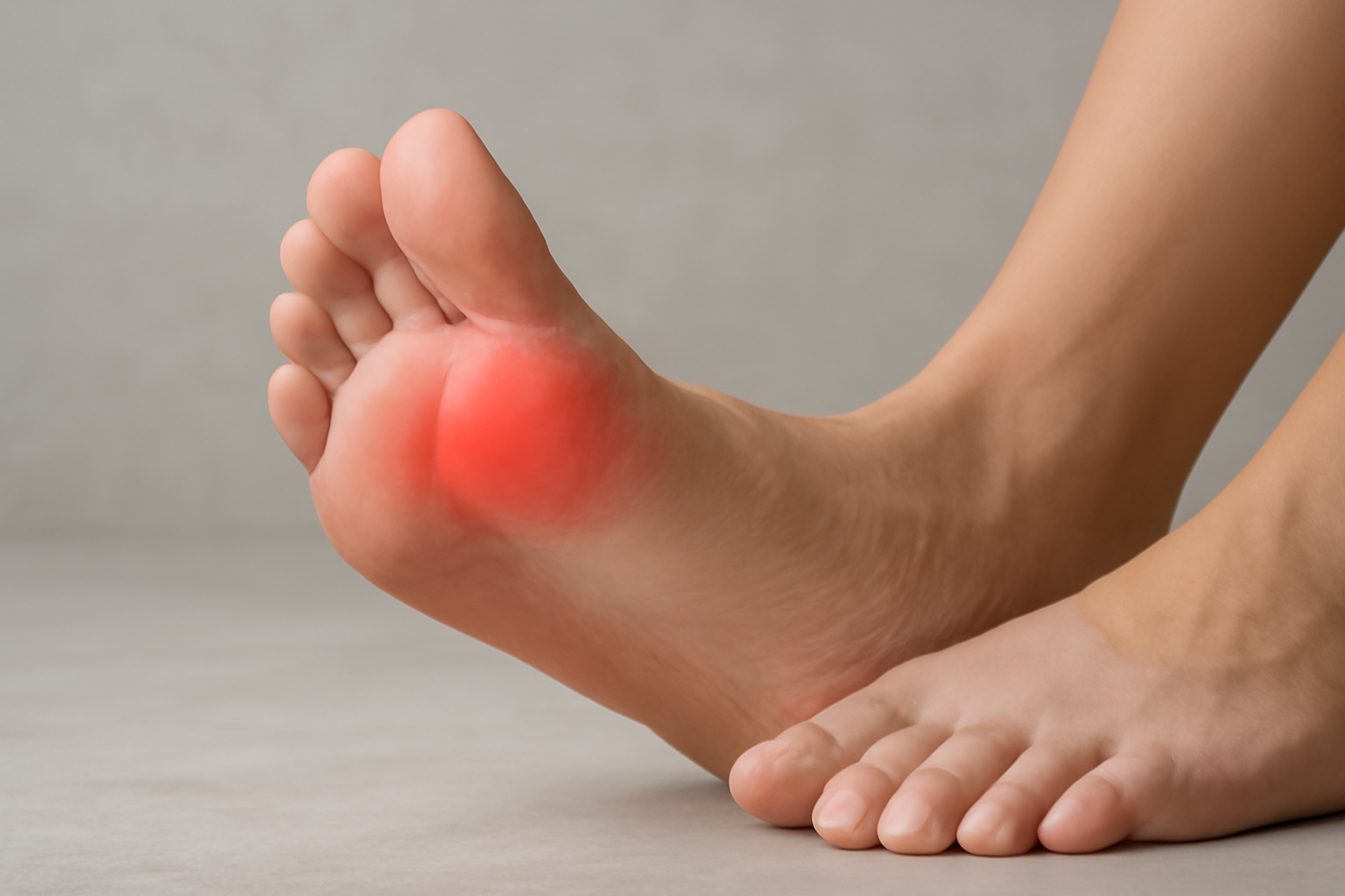 Pijnlijke voeten bij opstaan