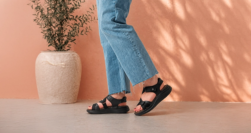 Wanneer zijn sandalen te groot