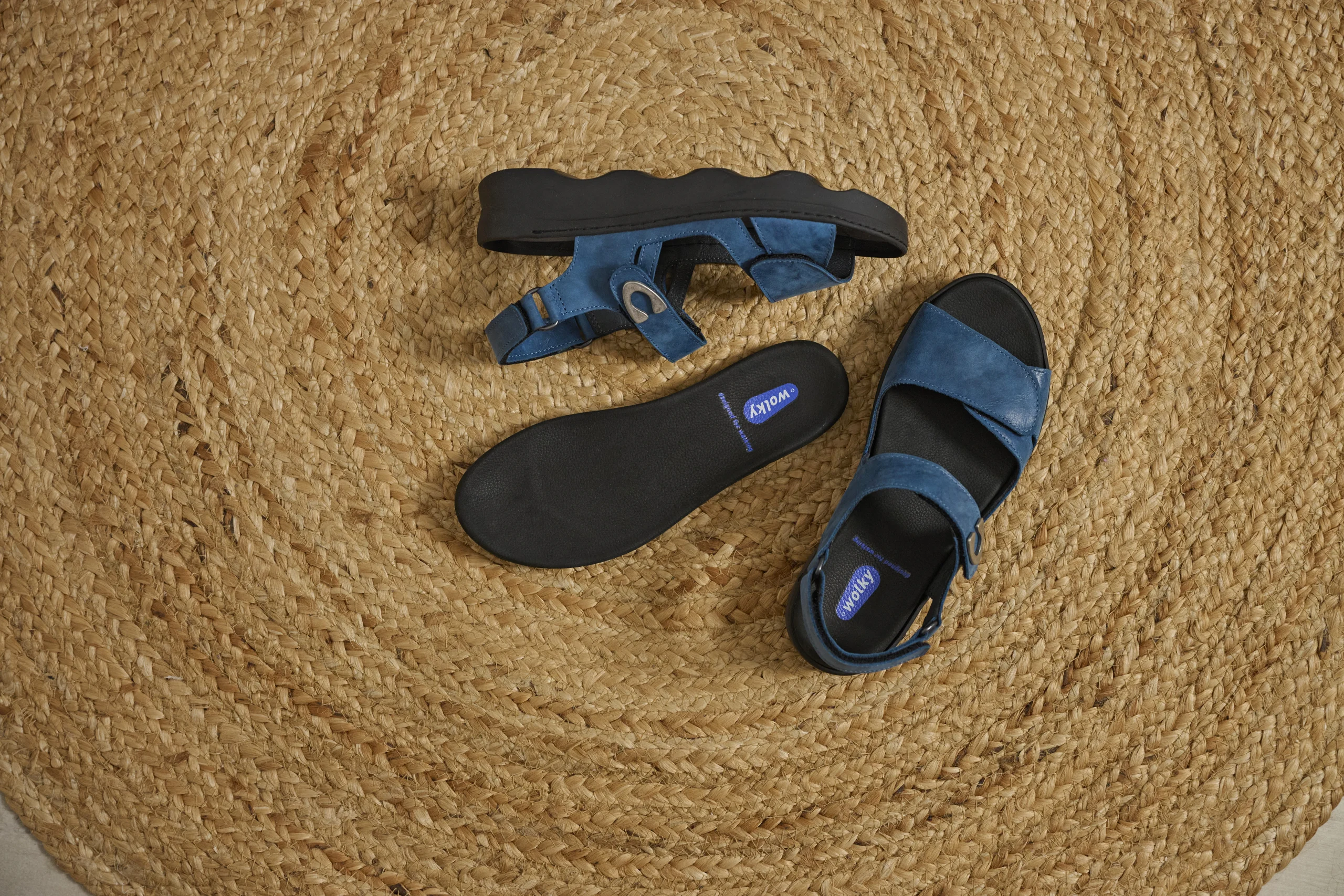 Sandalen met uitneembaar voetbed