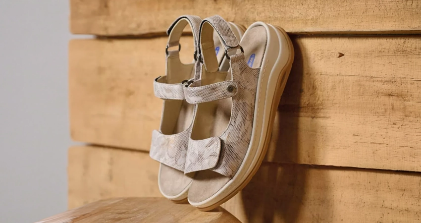 Platte sandalen
