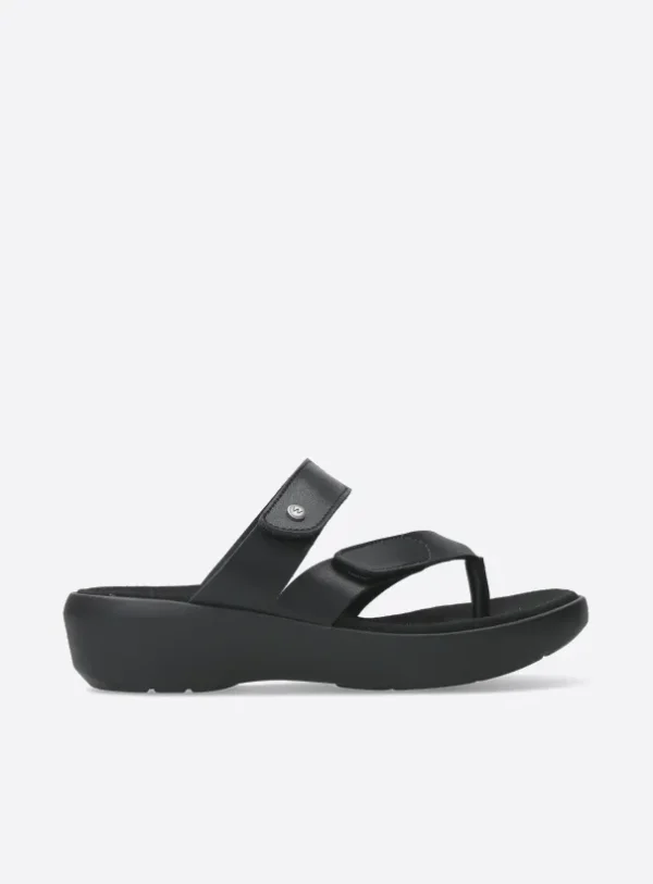 Wolky Hobie - zwart vegan biocare Slippers voor dames
