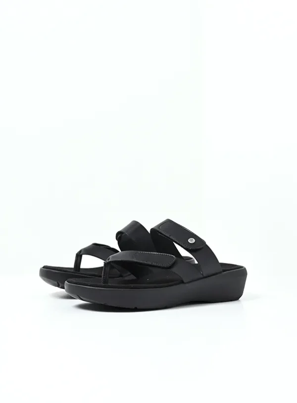 Wolky Hobie - zwart vegan biocare Slippers voor dames