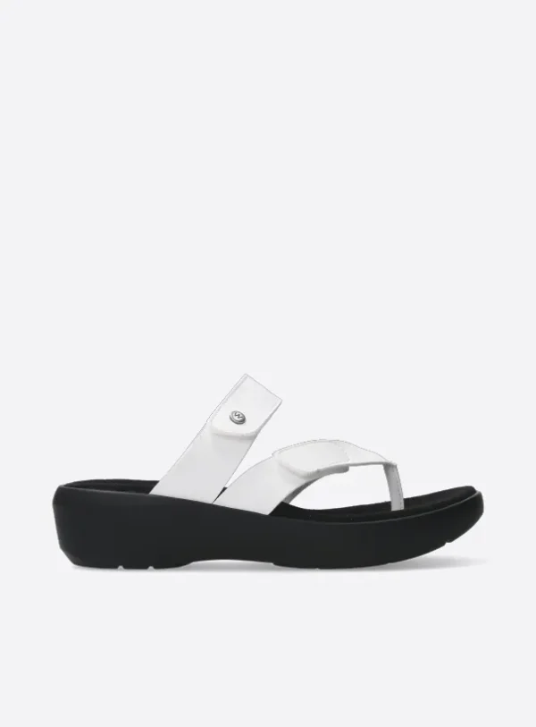 Wolky Hobie - wit vegan biocare Slippers voor dames