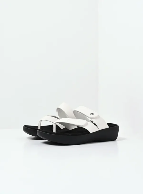 Wolky Hobie - wit vegan biocare Slippers voor dames