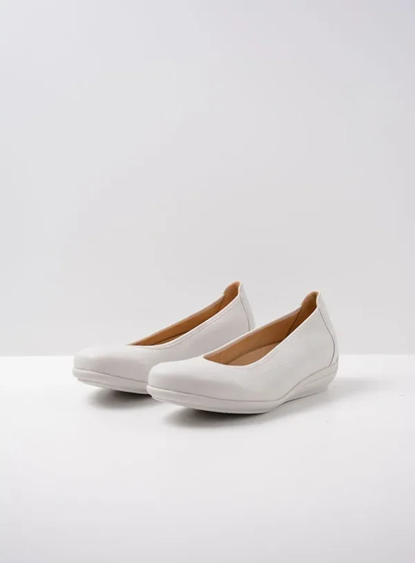 Wolky Duncan F2F - wit vegan biocare Instappers voor dames