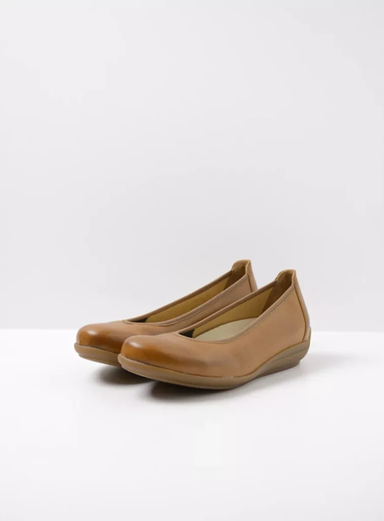 Wolky Ballerina's 00386 Duncan F2F 80400 naturel vegan biocare