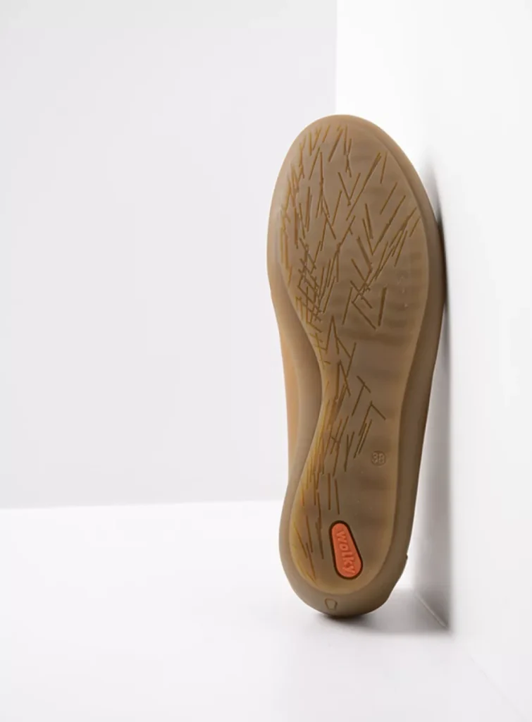 Wolky Ballerina's 00386 Duncan F2F 80400 naturel vegan biocare