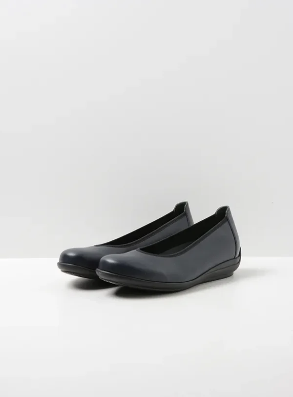 Wolky Duncan F2F - blauw vegan biocare Instappers voor dames