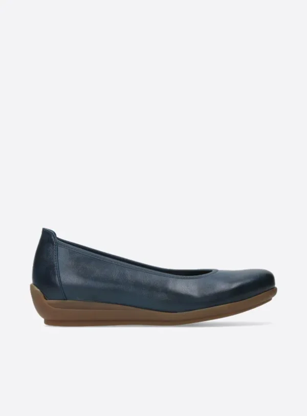 Wolky Duncan F2F - denimblauw vegan biocare Instappers voor dames