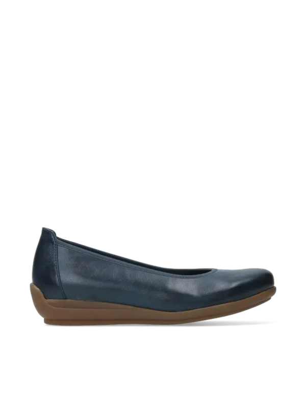 Wolky Duncan F2F - denimblauw vegan biocare Instappers voor dames