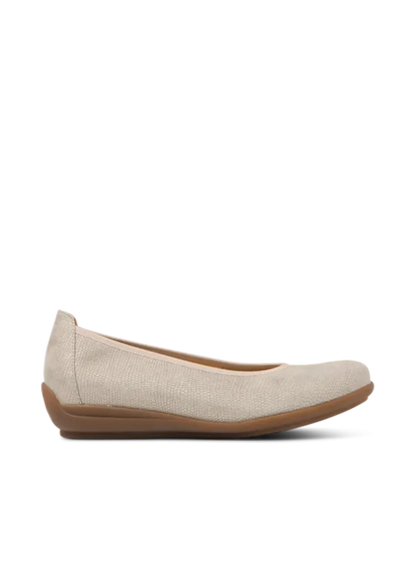 Wolky Duncan F2F - zacht taupe vegan biocare Instappers voor dames