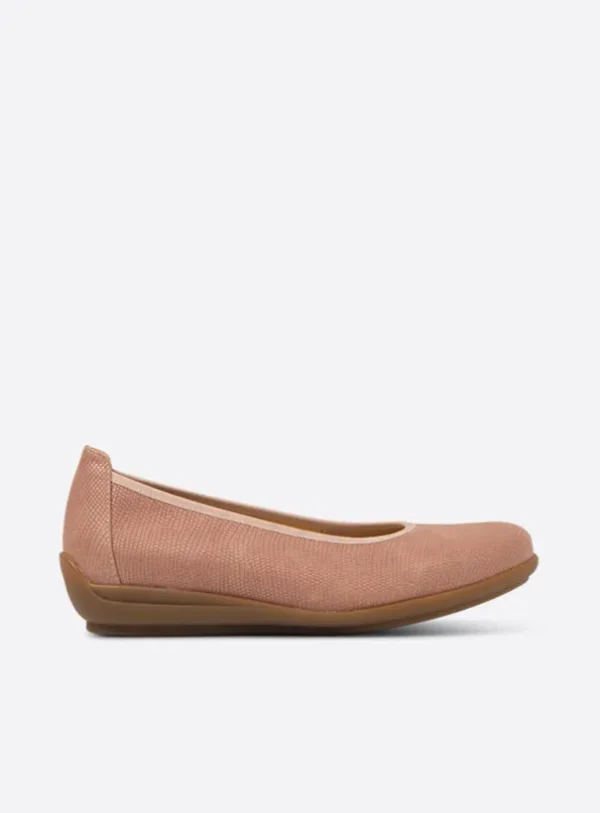 Wolky Duncan F2F - oudroze vegan biocare Instappers voor dames