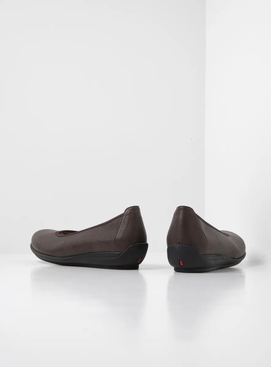 Wolky Ballerina's 00386 Duncan F2F 86300 bruin vegan biocare