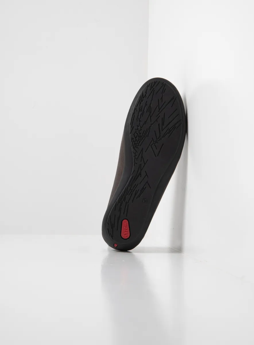 Wolky Ballerina's 00386 Duncan F2F 86300 bruin vegan biocare