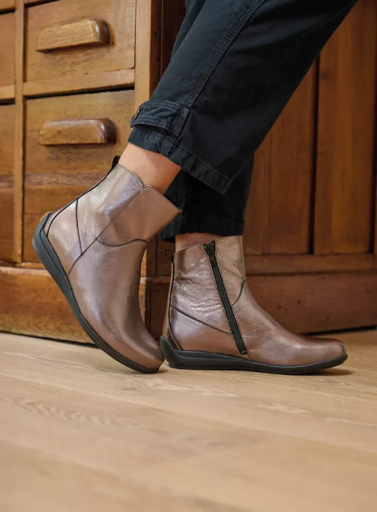 Wolky Laarzen 00388 Ryland F2F 23203 lood metallic leer