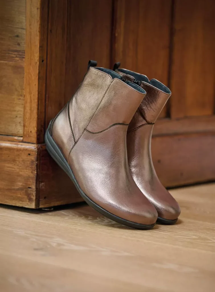 Wolky Laarzen 00388 Ryland F2F 23203 lood metallic leer