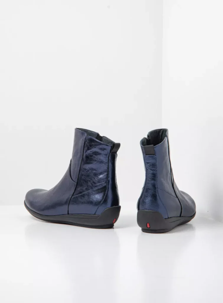 Wolky Laarzen 00388 Ryland F2F 23800 blauw metallic leer