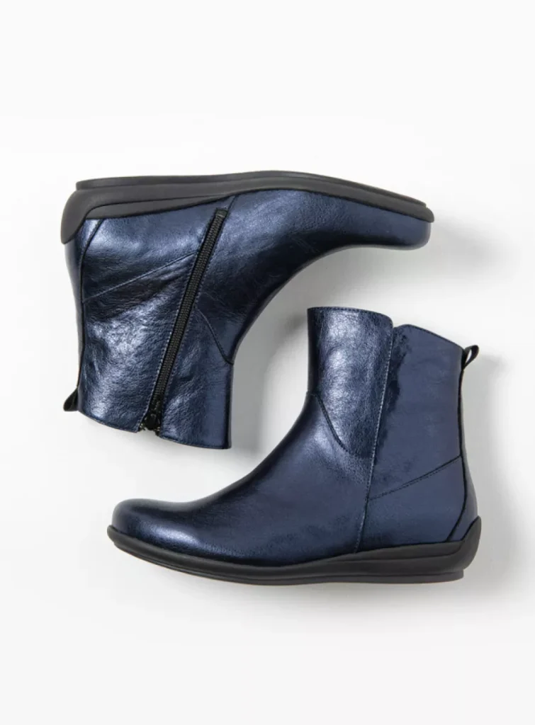Wolky Laarzen 00388 Ryland F2F 23800 blauw metallic leer