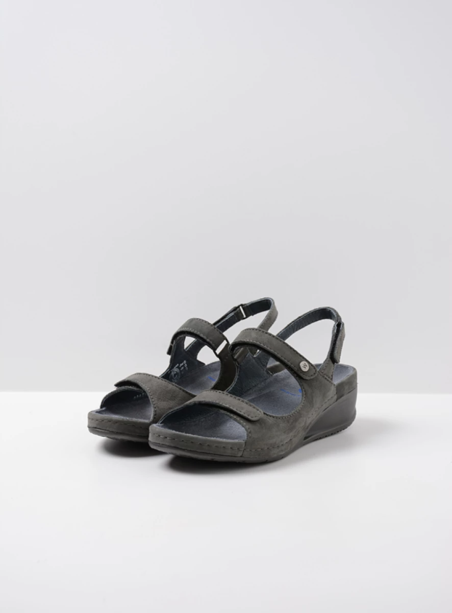 wolky sandalen 00425 shallow 10200 grijs nubuck front