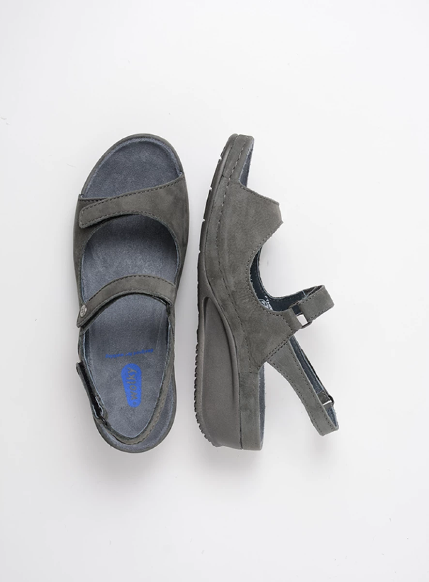 wolky sandalen 00425 shallow 10200 grijs nubuck top