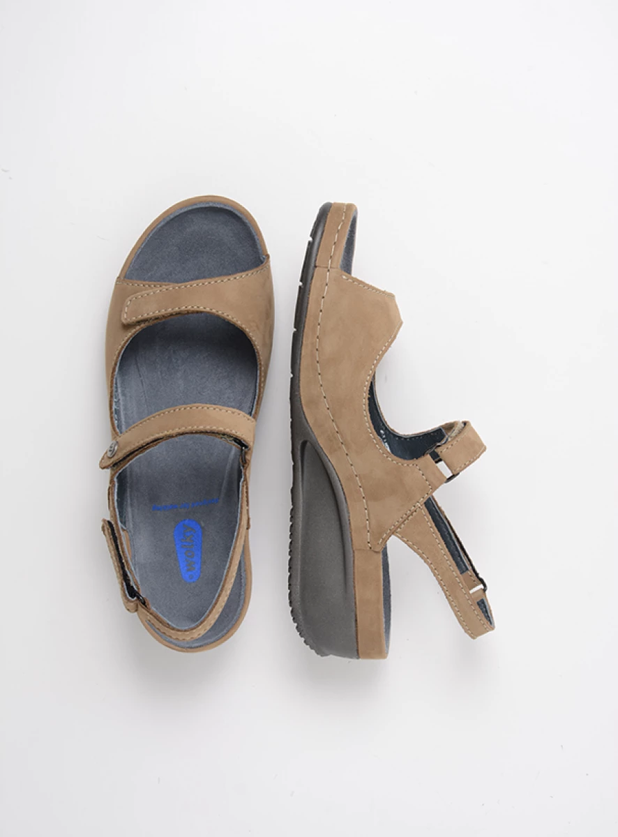 wolky sandalen 00425 shallow 10390 beige nubuck top