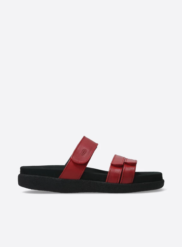wolky slippers 00501 cirrus 30500 rood leer