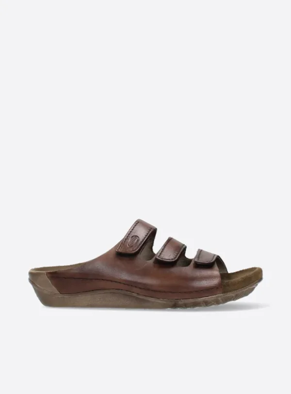 Wolky Nomad - cognac geolied leer Breedtemaat G-H voor dames