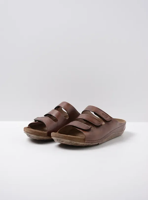 Wolky Nomad - cognac geolied leer Breedtemaat G-H voor dames