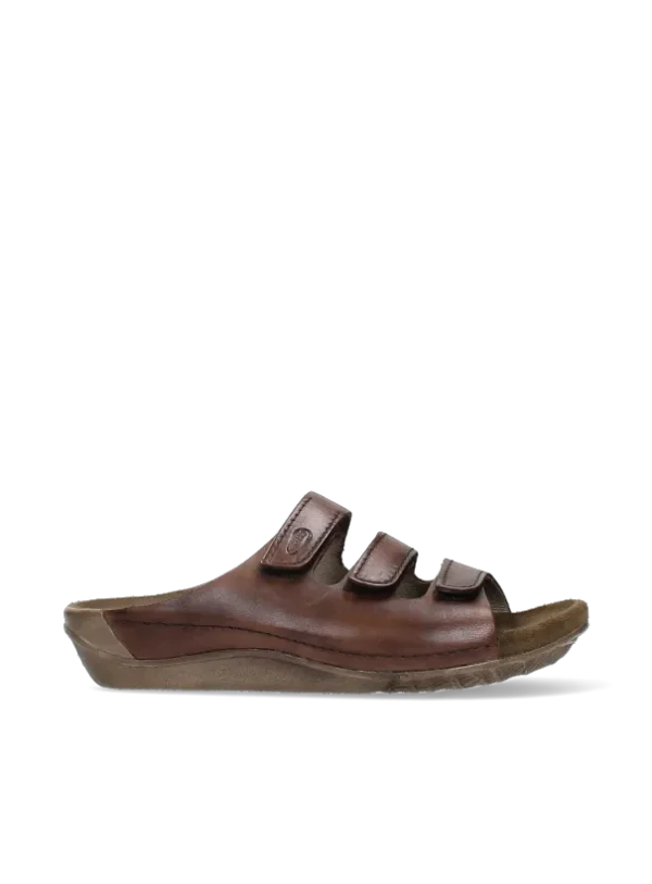 Wolky Nomad - cognac geolied leer Breedtemaat G-H voor dames