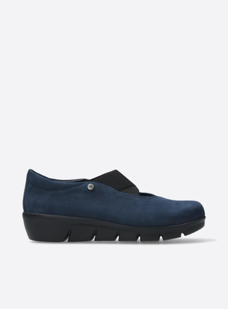 Wolky Ballerina's 00665 Cursa 11820 blauw nubuck
