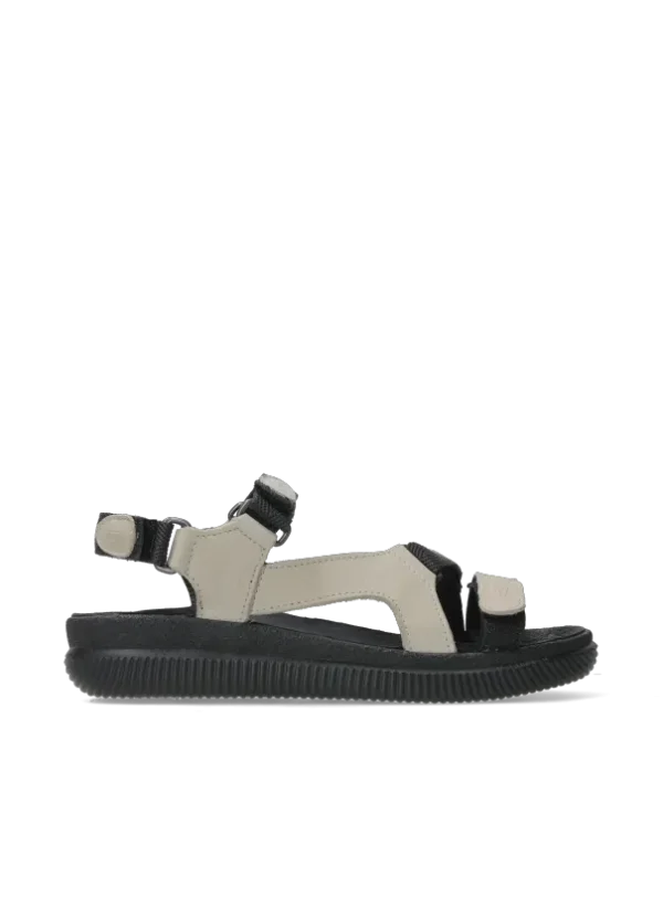 Wolky Energy Lady - offwhite gevet leer Sandalen voor dames
