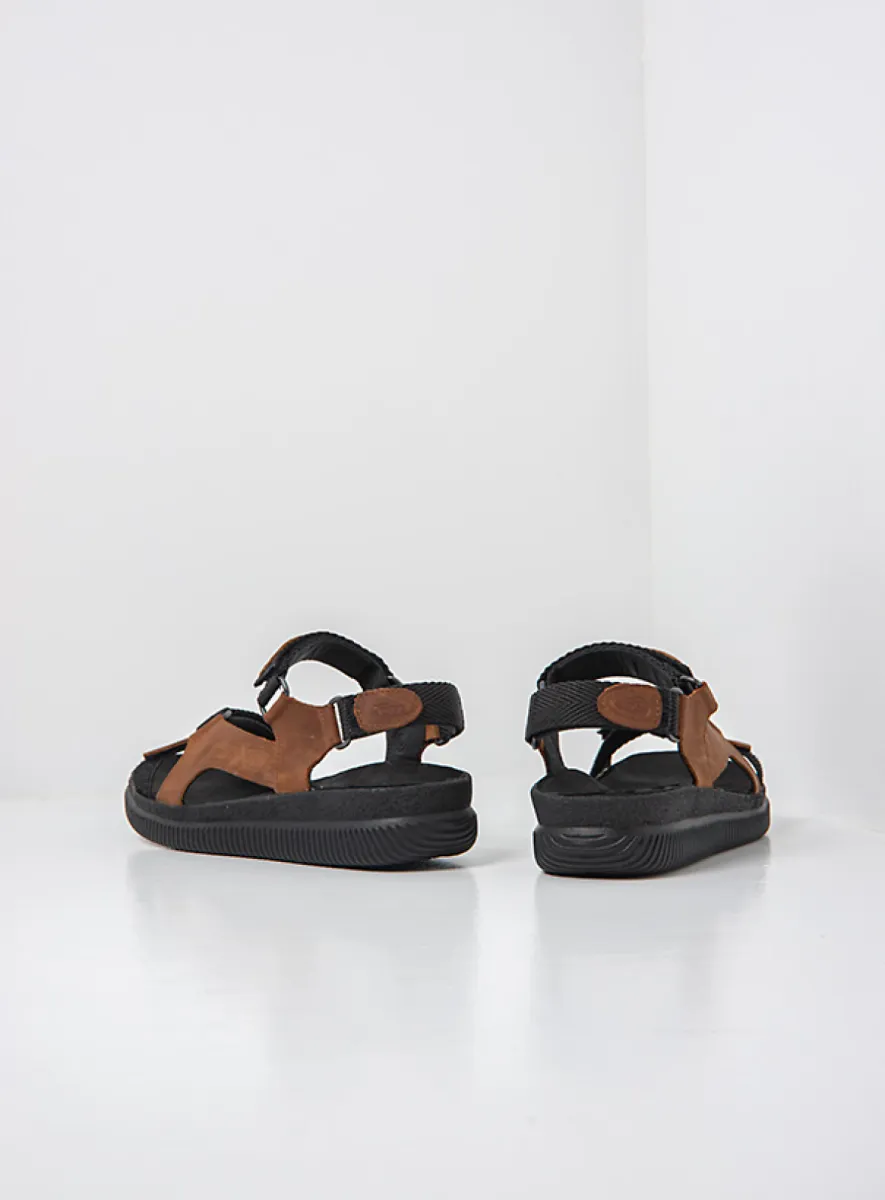 Wolky Sandalen 00710 Energy Lady 50420 karamel gevet leer