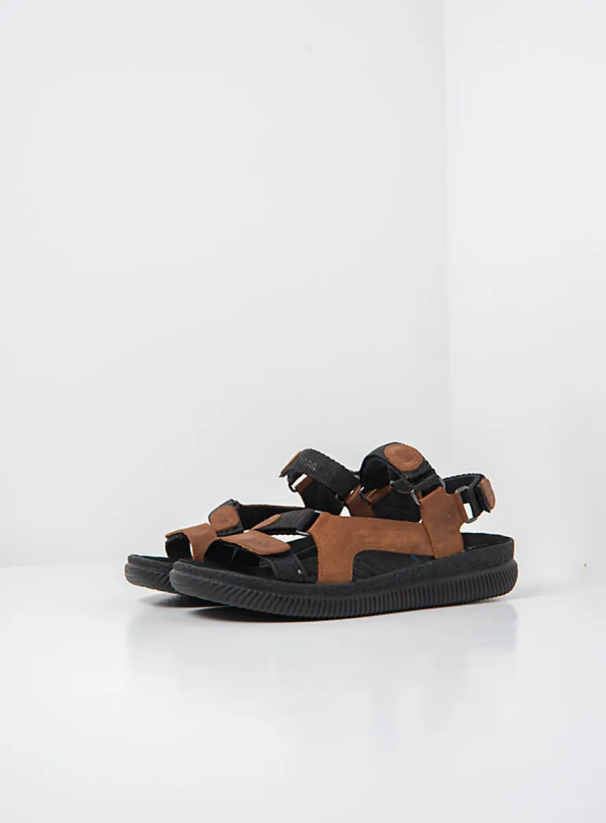 Wolky Sandalen 00710 Energy Lady 50420 karamel gevet leer