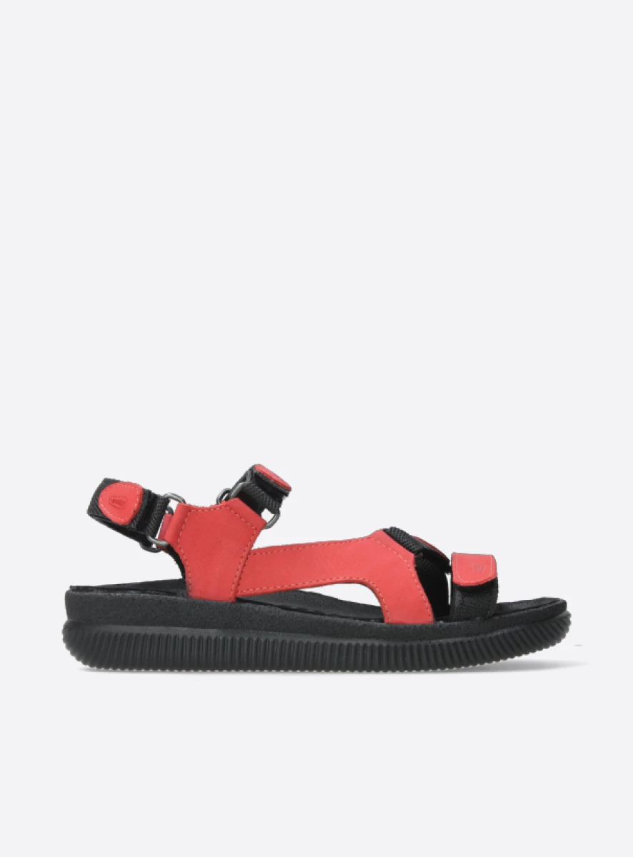 wolky sandalen 00710 energy lady 50500 rood gevet leer