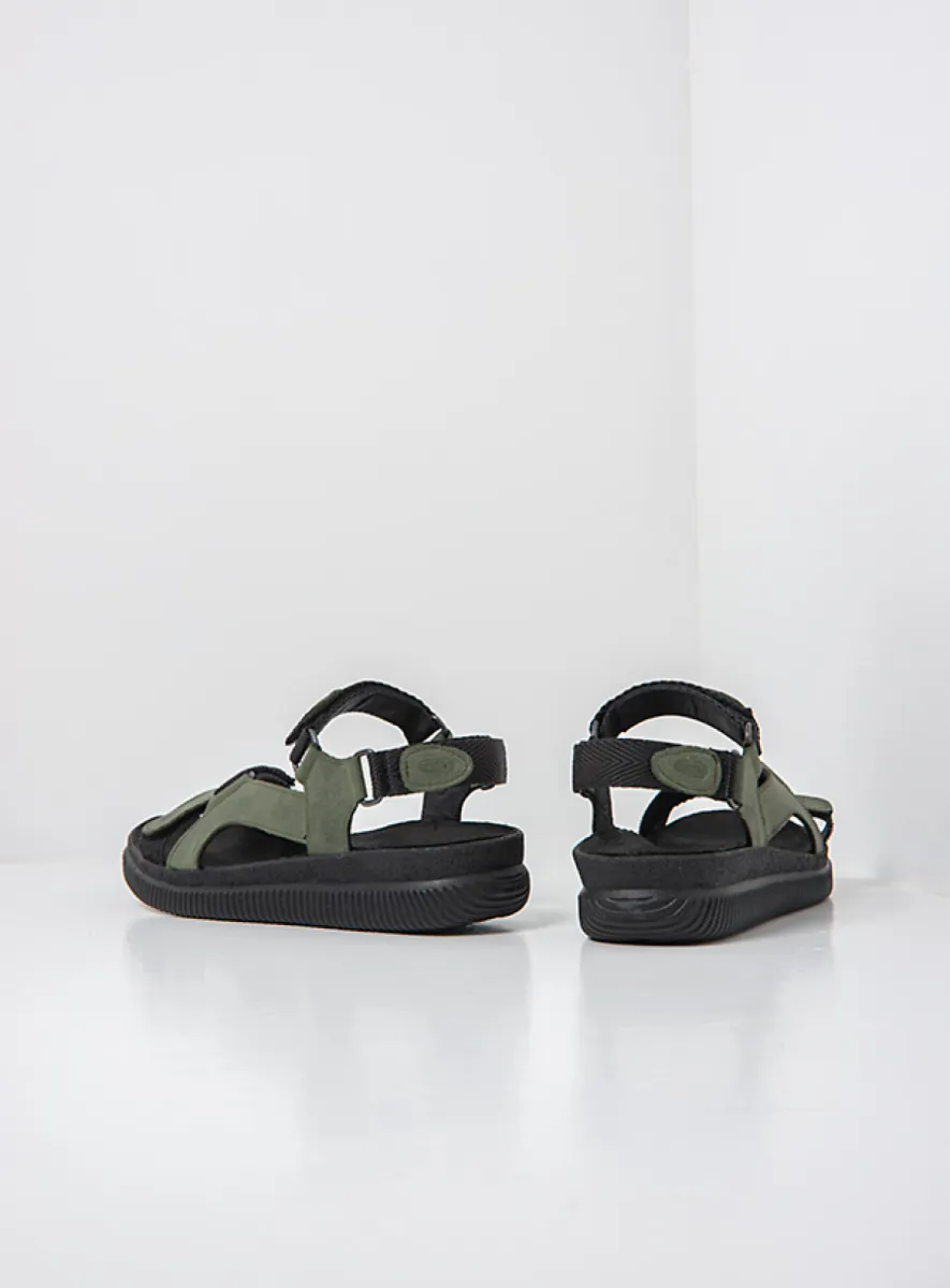 Wolky Sandalen 00710 Energy Lady 50701 saliegroen gevet leer