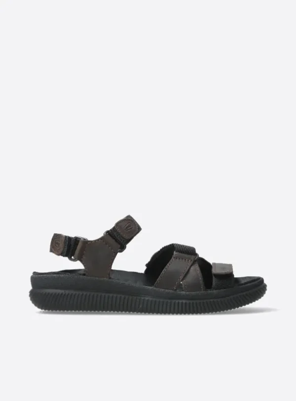 Wolky Action Lady - bruin gevet leer Sandalen voor dames