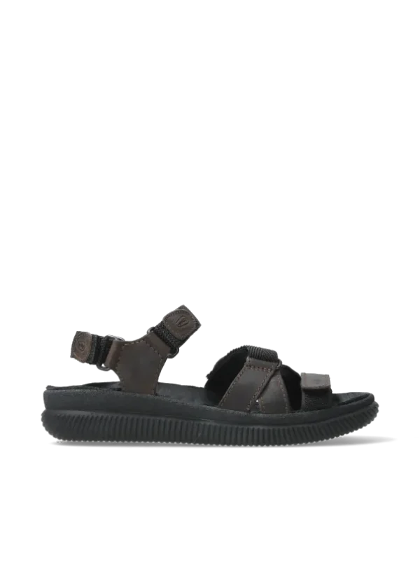 Wolky Action Lady - bruin gevet leer Sandalen voor dames