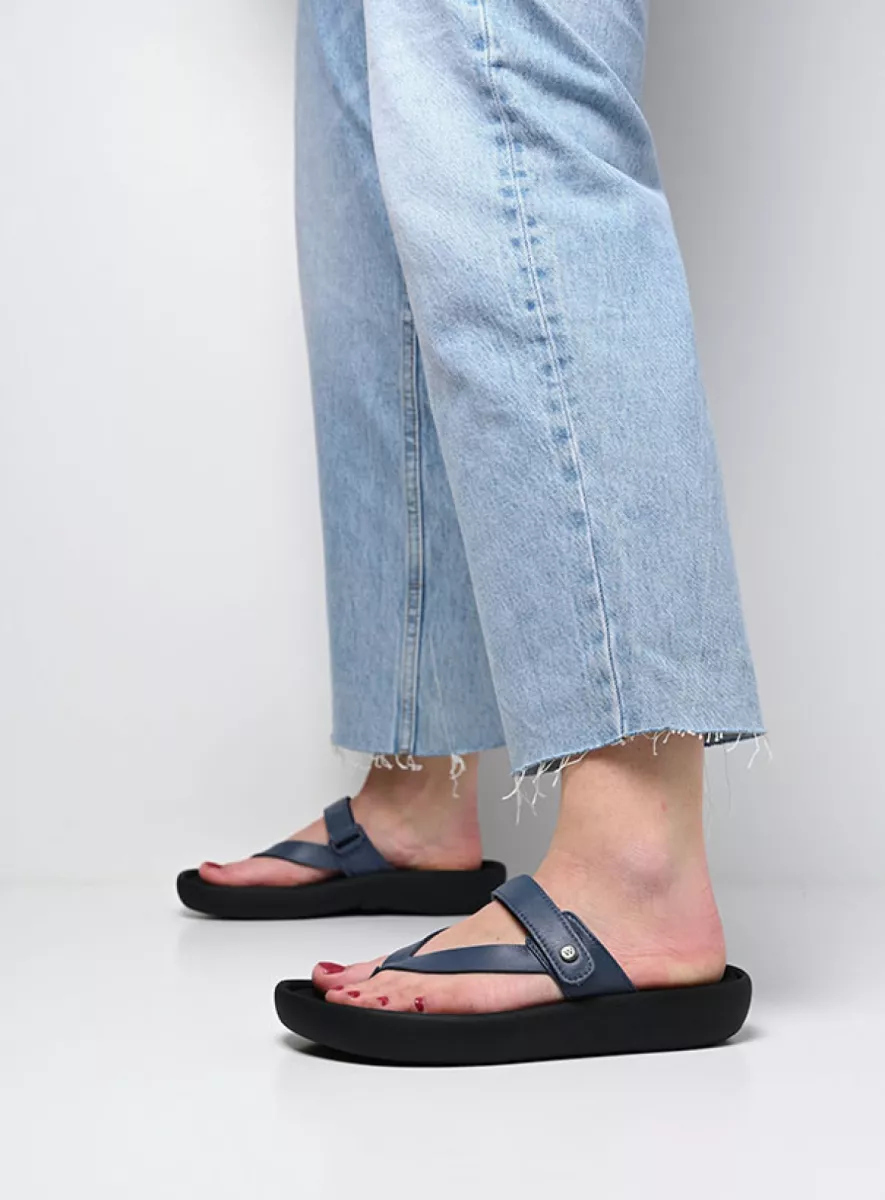Wolky Slippers 00821 Peace 31840 jeans leer