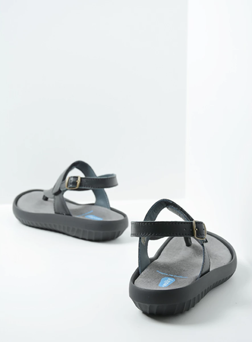 wolky sandalen 00882 cebu 31000 zwart mat leer back